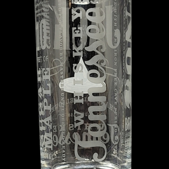 JACK DANIELS ETCHED OLD NO.7 BRAND TENNESSEE WHISKEY HIGHBALL GLASS SILV… - Picture 7 of 10